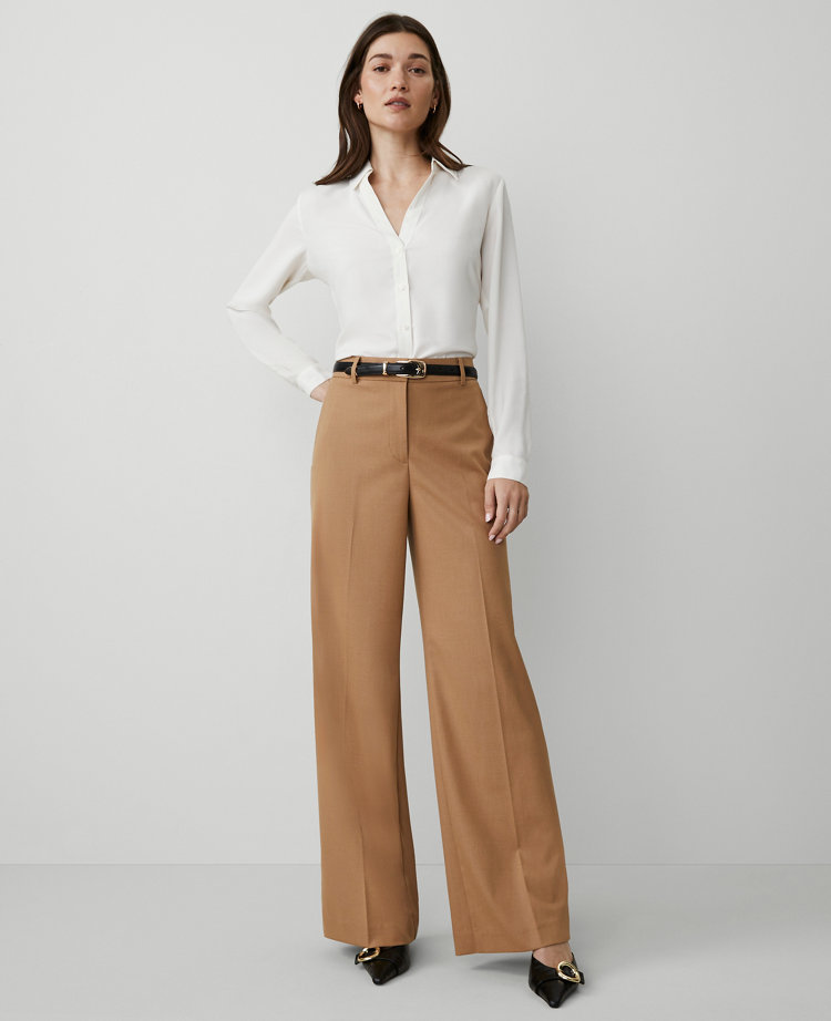 The Petite Wide-Leg Pant in Seasonless Stretch