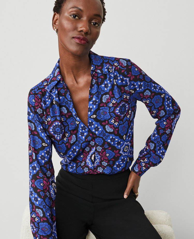 Ann taylor plus size blouses on sale