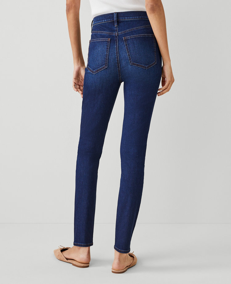 Petite High Rise Skinny Jeans in Dark Vintage Wash