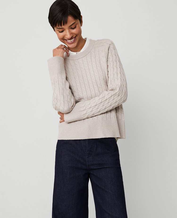 Petite Cable Sweater
