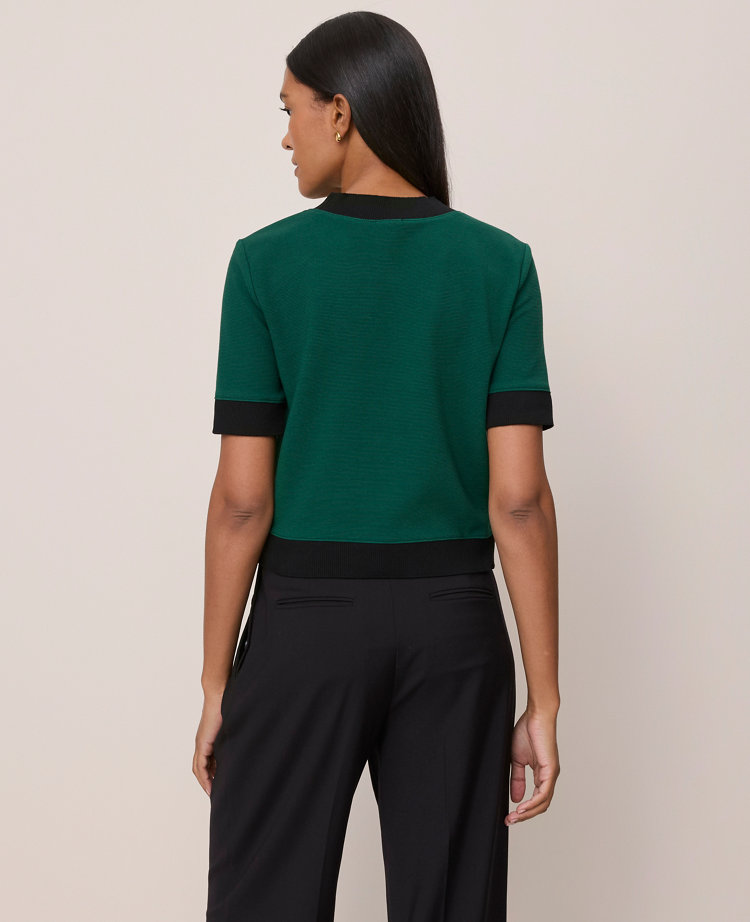 Sweater Trim Top