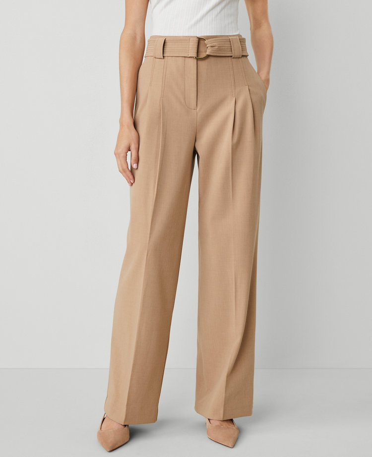 The Belted Straight-Leg Pant