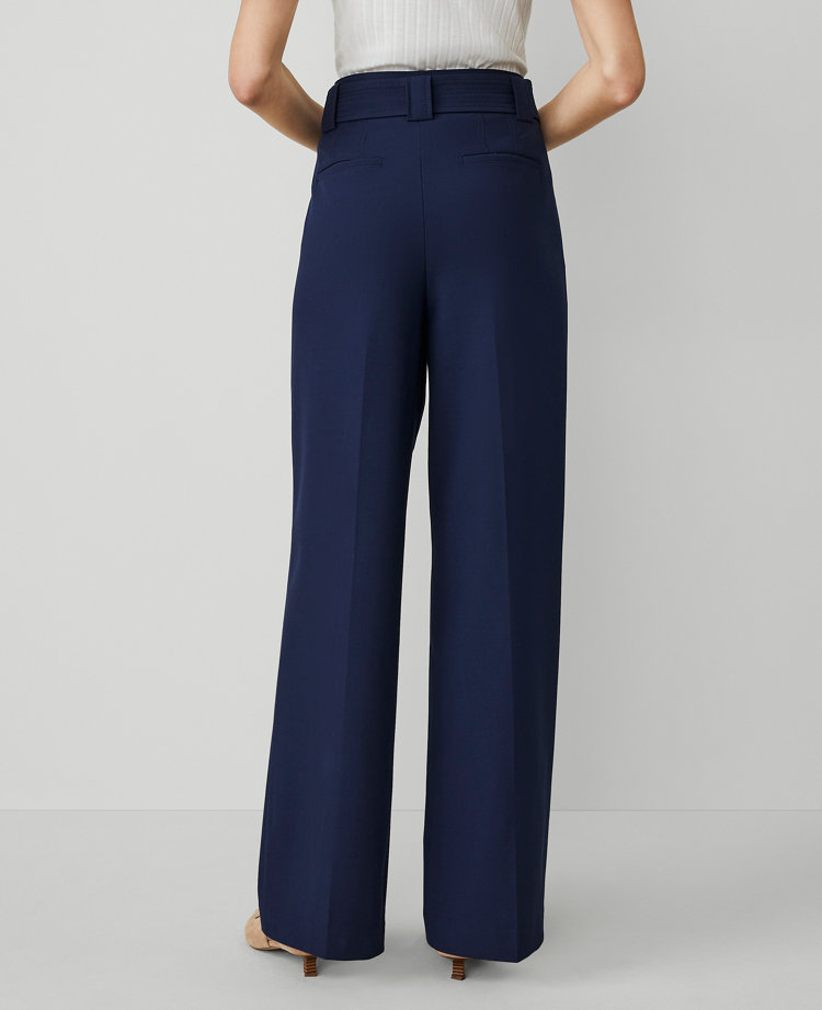 The Belted Straight-Leg Pant