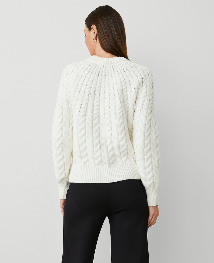 Cable Chunky Neck Sweater