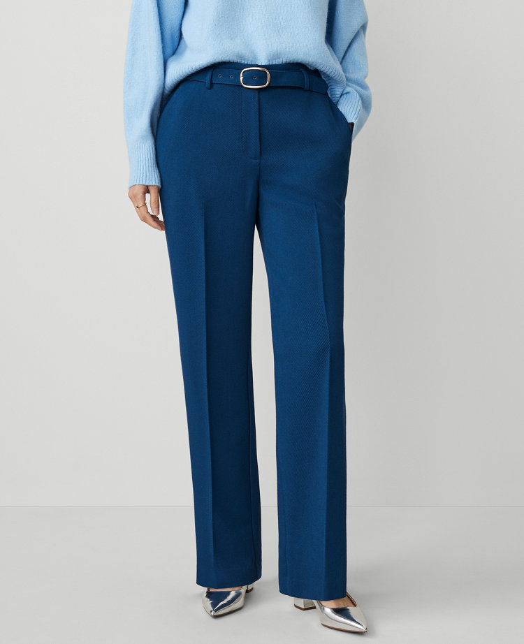 Petite Belted Boot Pant - Curvy Fit