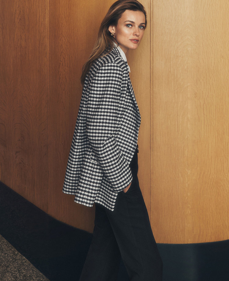 The Checked Relaxed Double Breasted Blazer