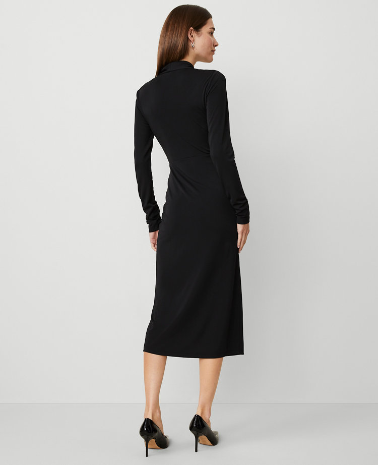 Petite Twist Waist Midi Dress