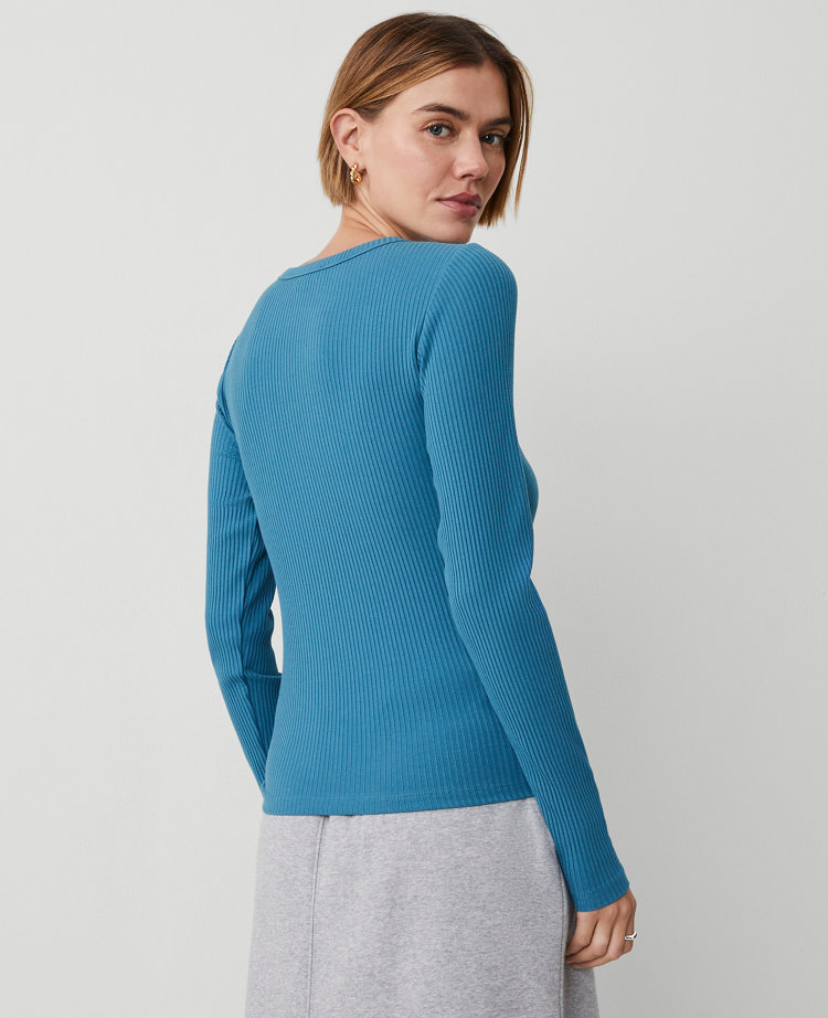 Weekend Collection Long Sleeve Crew Neck Top