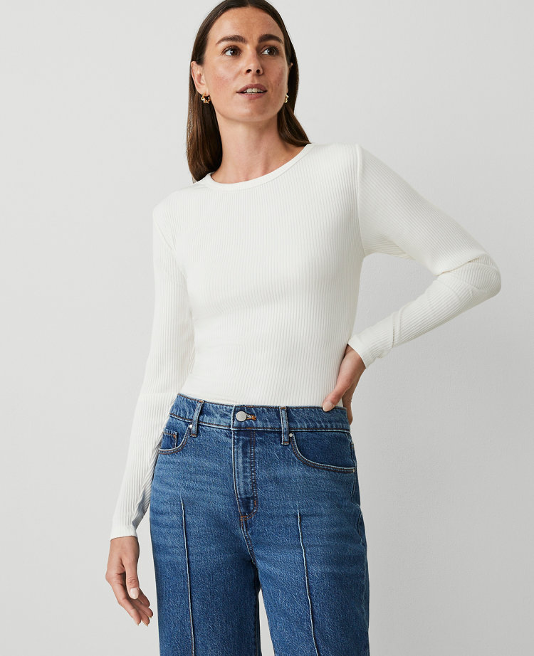 Weekend Collection Long Sleeve Crew Neck Top