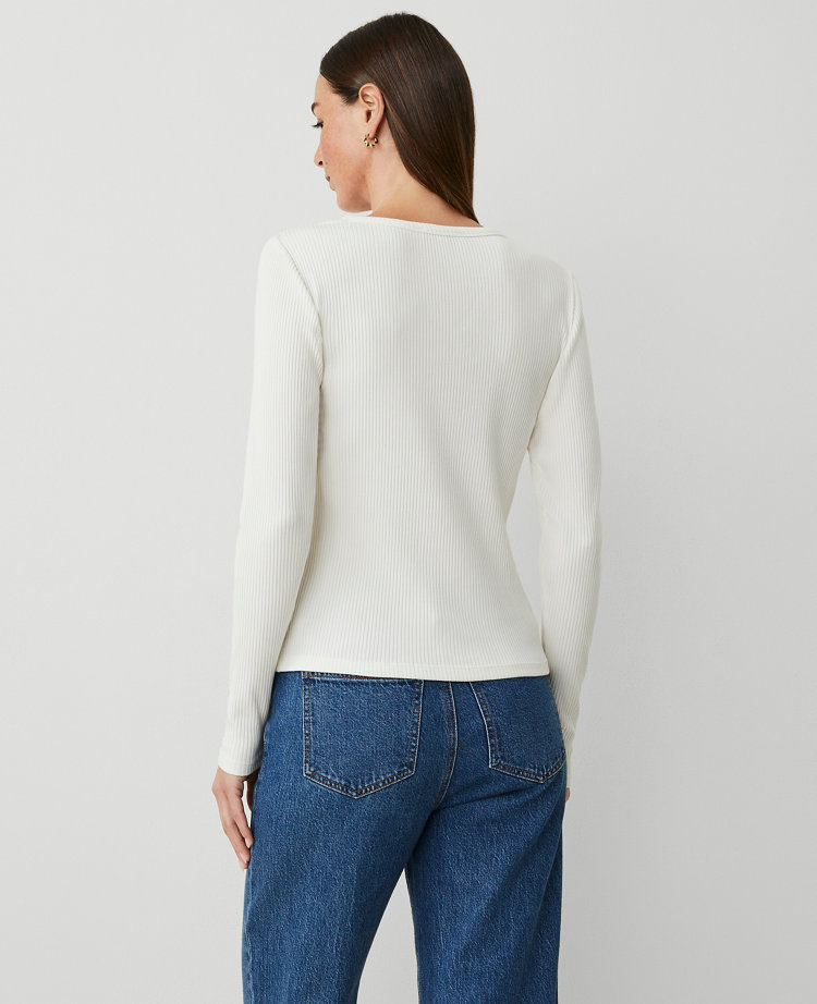 Weekend Collection Long Sleeve Crew Neck Top