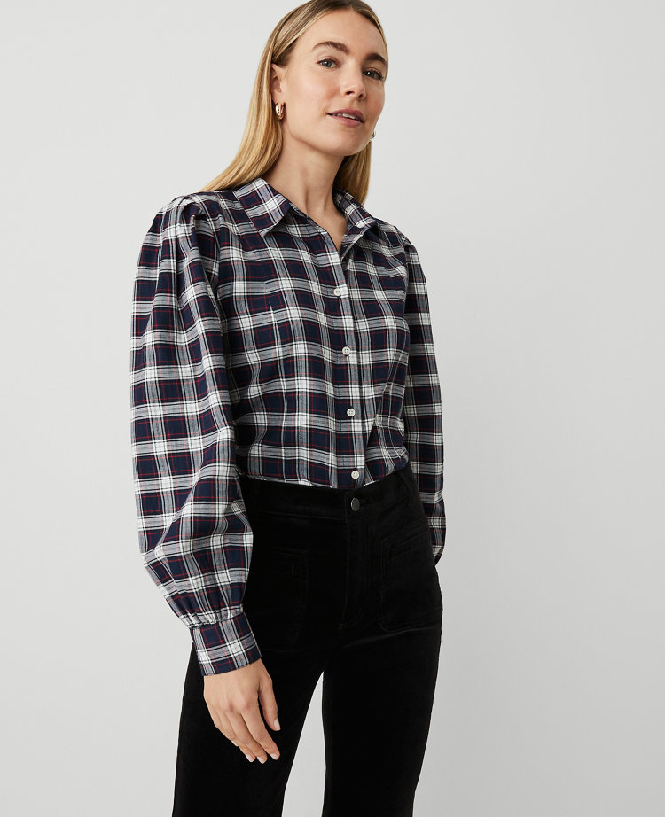 Weekend Collection Plaid Flannel Shirt