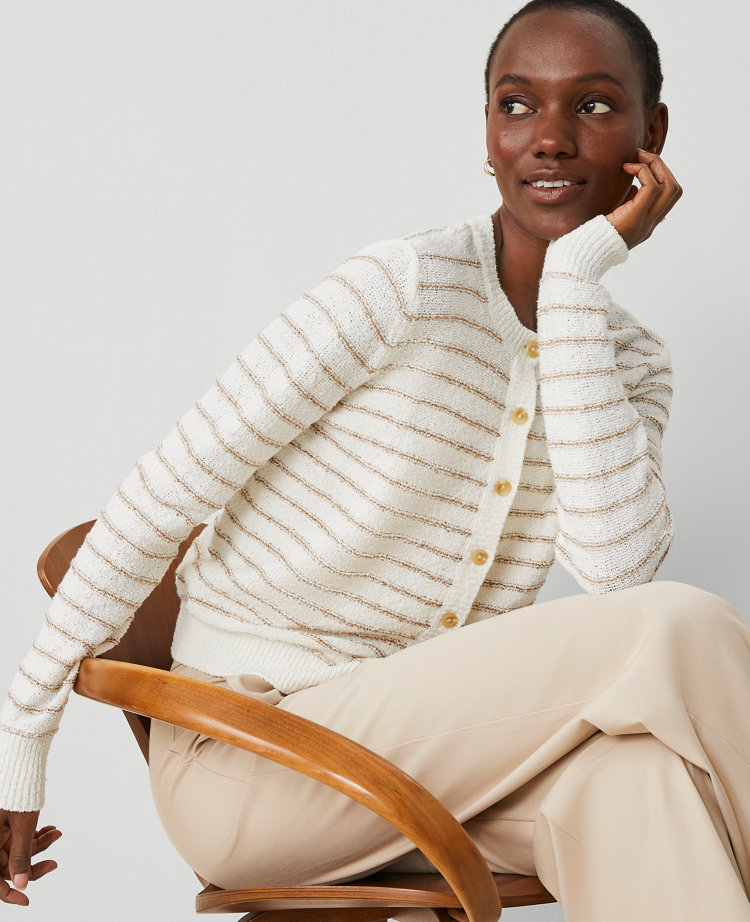 Sequin Striped Ann Cardigan