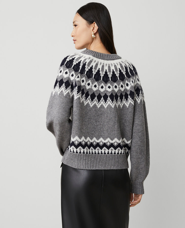 Fair Isle Raglan Sweater