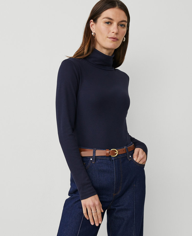 Petite Turtleneck Top