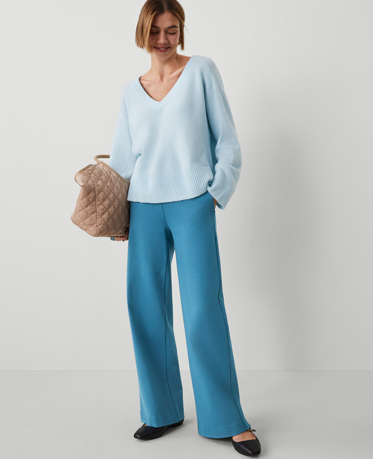 Ponte Straight Leg Pant