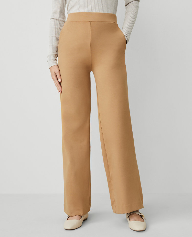 Weekend Collection Ponte Straight Leg Pant