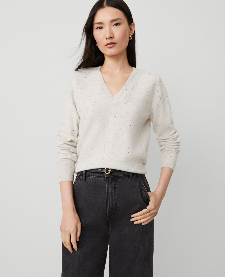 Cashmere V-Neck Sweater