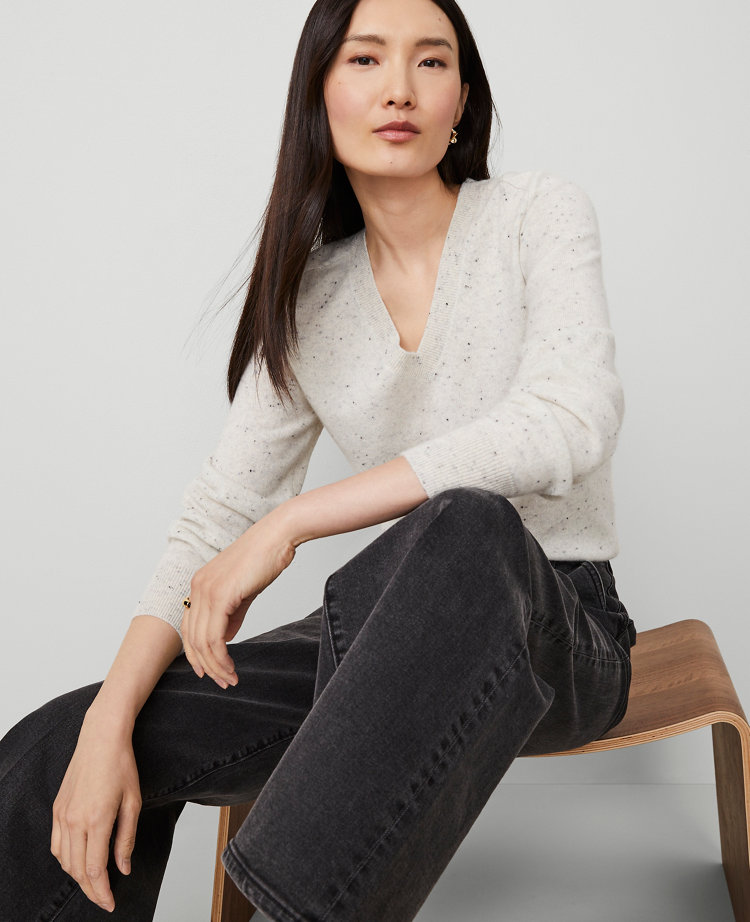 Cashmere V-Neck Sweater