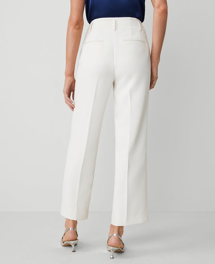 The Petite Straight Ankle Pant in Crepe