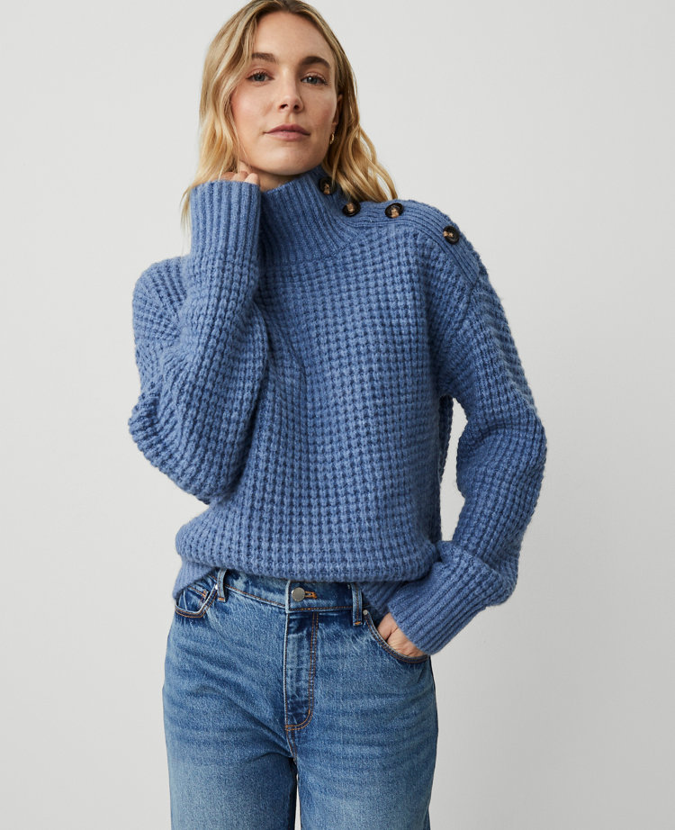 Petite Waffle Stitch Sweater carousel Product Image 1