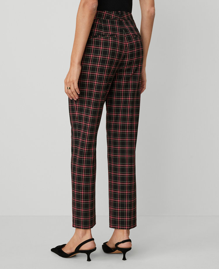 The Petite Eva Ankle Pant in Plaid