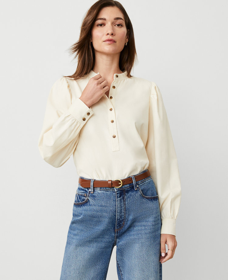 Petite Puff Sleeve Popover