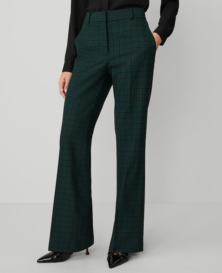 The Petite Plaid Trouser