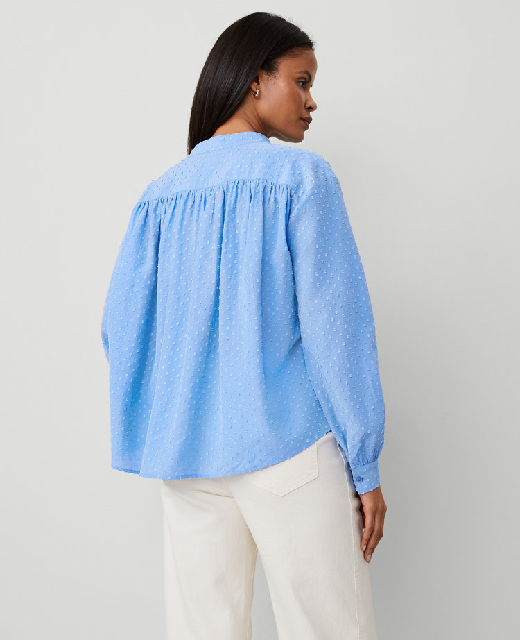 Clip V-Neck Blouson Popover carousel Product Image 3