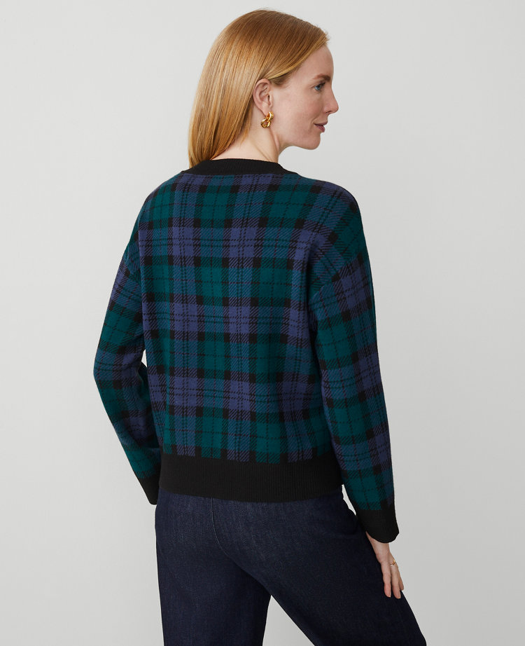 Petite Plaid Sweater