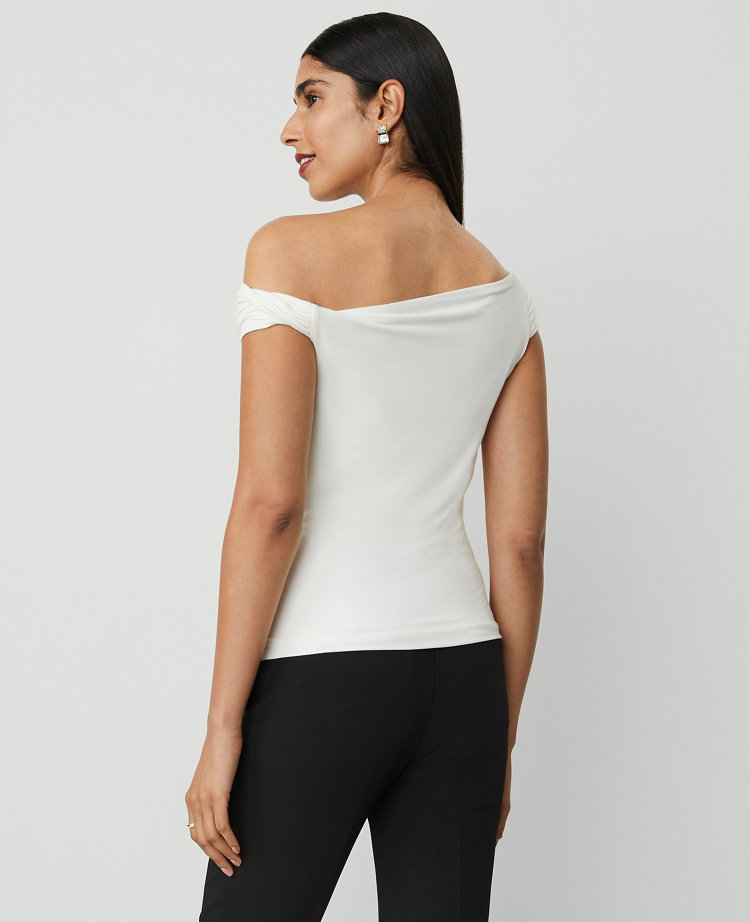 Petite Asymmetric One-Shoulder Top carousel Product Image 2