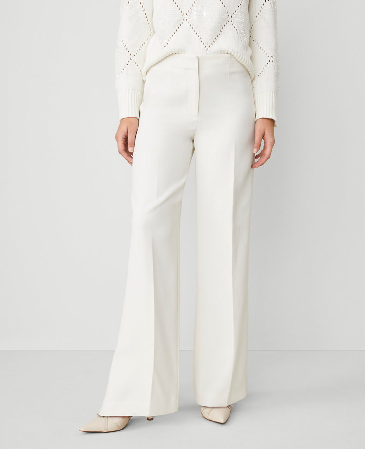 Women s White Curvy Pants Ann Taylor