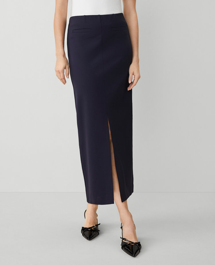 Ponte Pocket Maxi Skirt