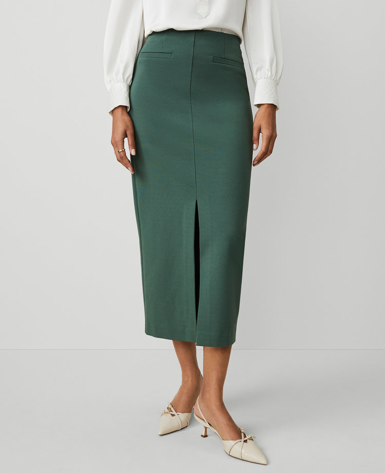 Ponte Pocket Maxi Skirt