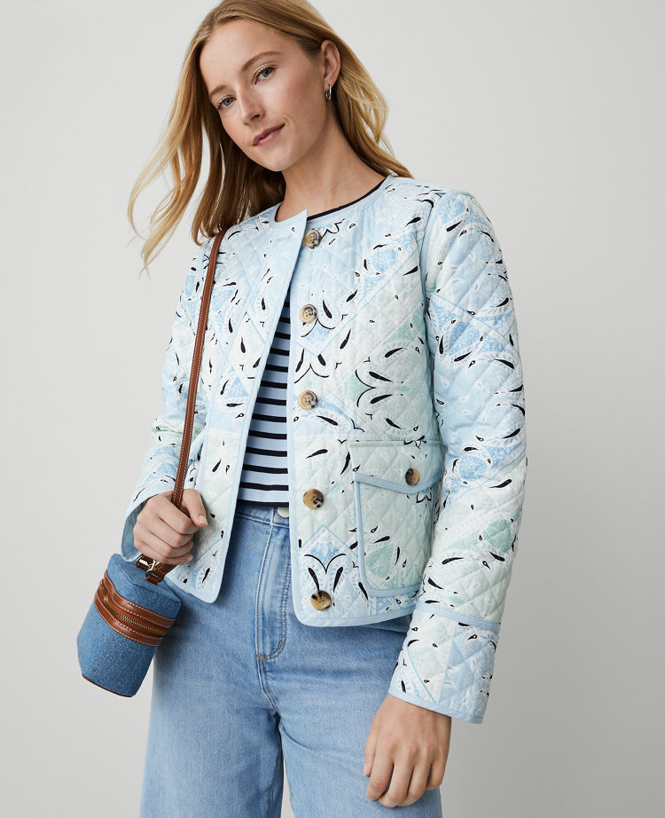 Weekend Collection Paisley Quilted Jacket