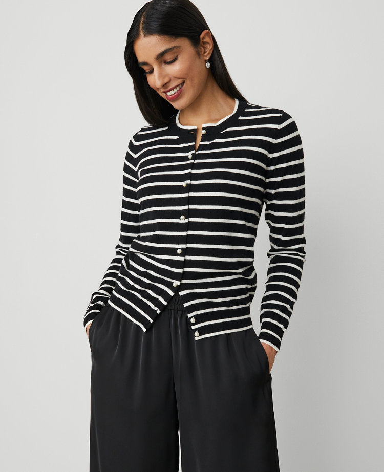 Stripe Ann Cardigan