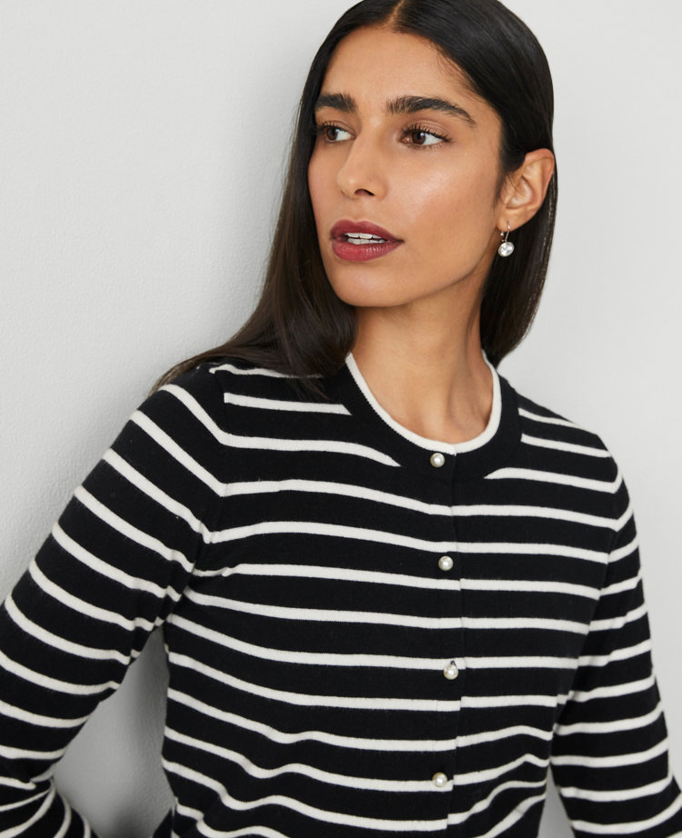 Stripe Ann Cardigan