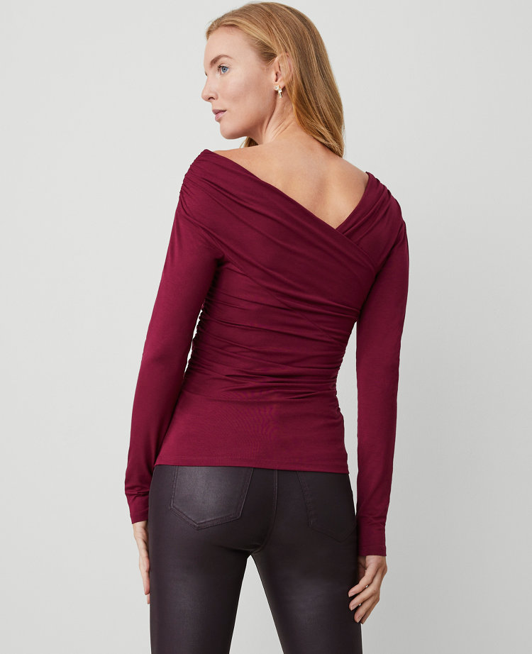 Asymmetric Ruched Top - image 2