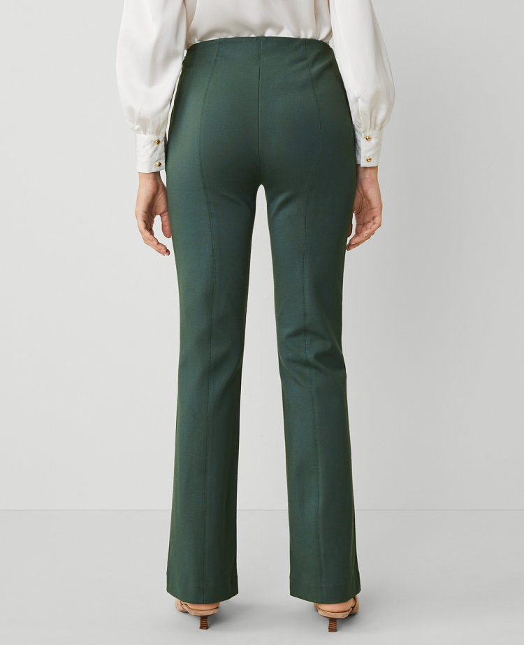 The Skinny Flare Trouser Pant in Ponte — Curvy Fit