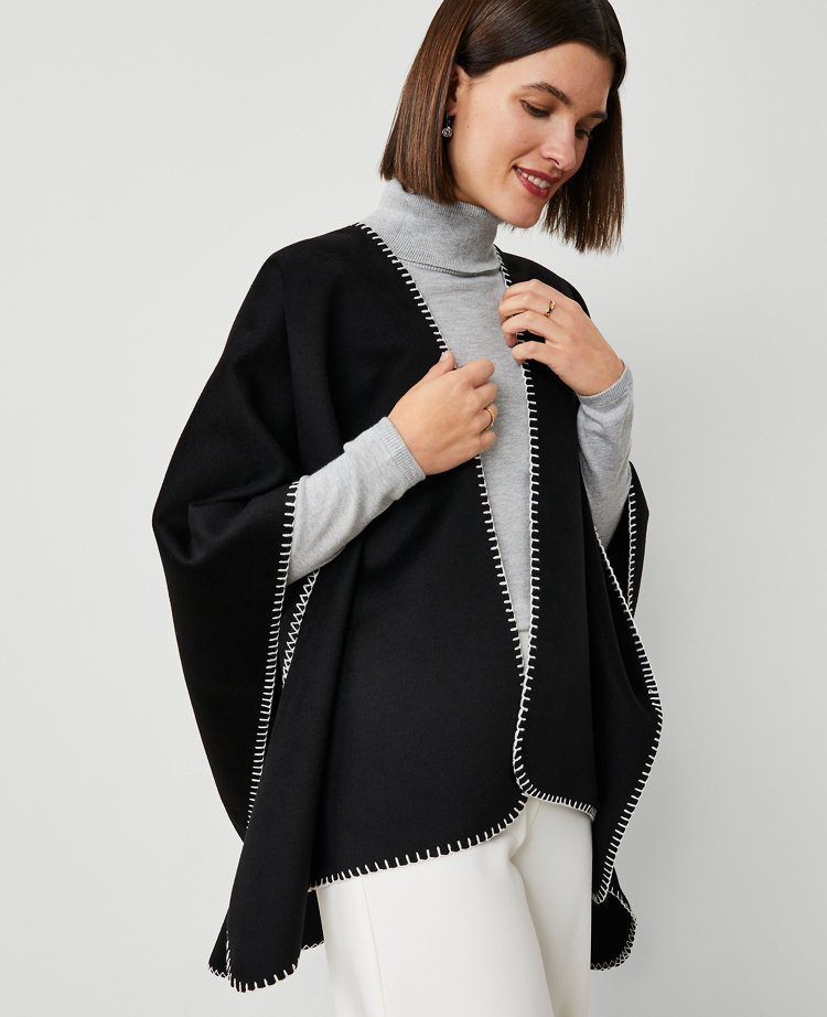 Whipstitch Open Poncho