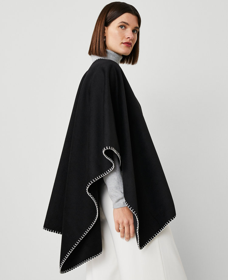 Whipstitch Open Poncho