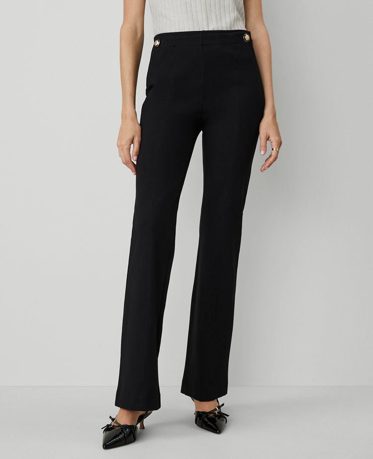 The Skinny Flare Trouser Pant in Ponte