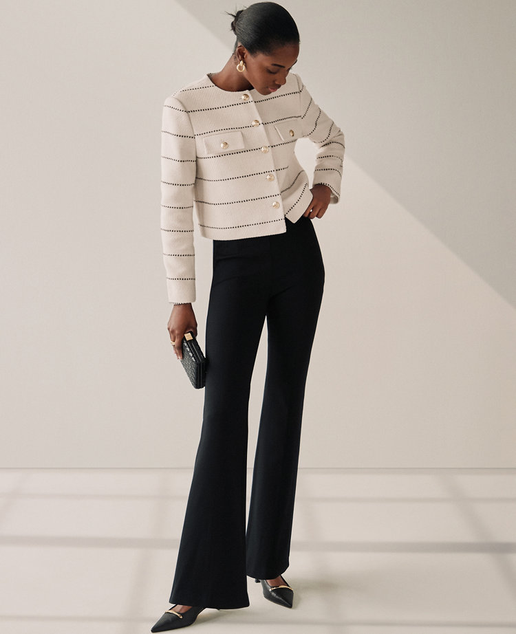 The Skinny Flare Trouser Pant in Ponte