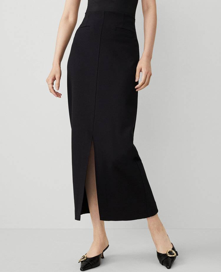 Petite Ponte Pocket Maxi Skirt