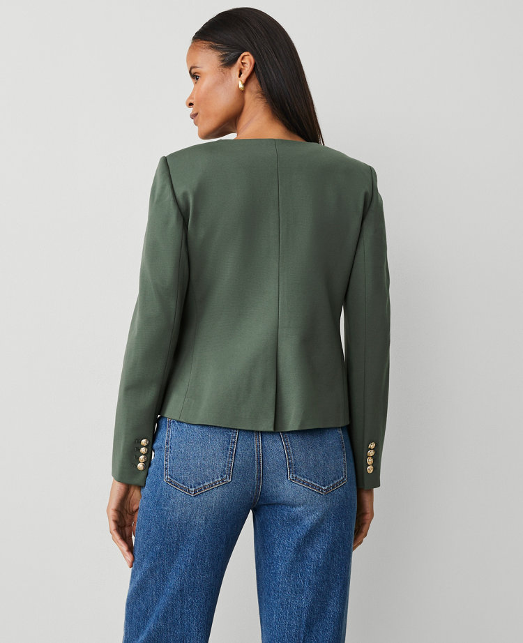 Petite Ponte Crew Neck Jacket