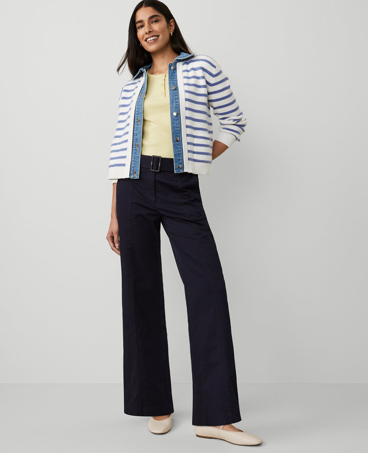 Weekend Collection Belted Utility Pant