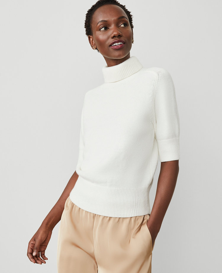 Petite Puff Sleeve Sweater