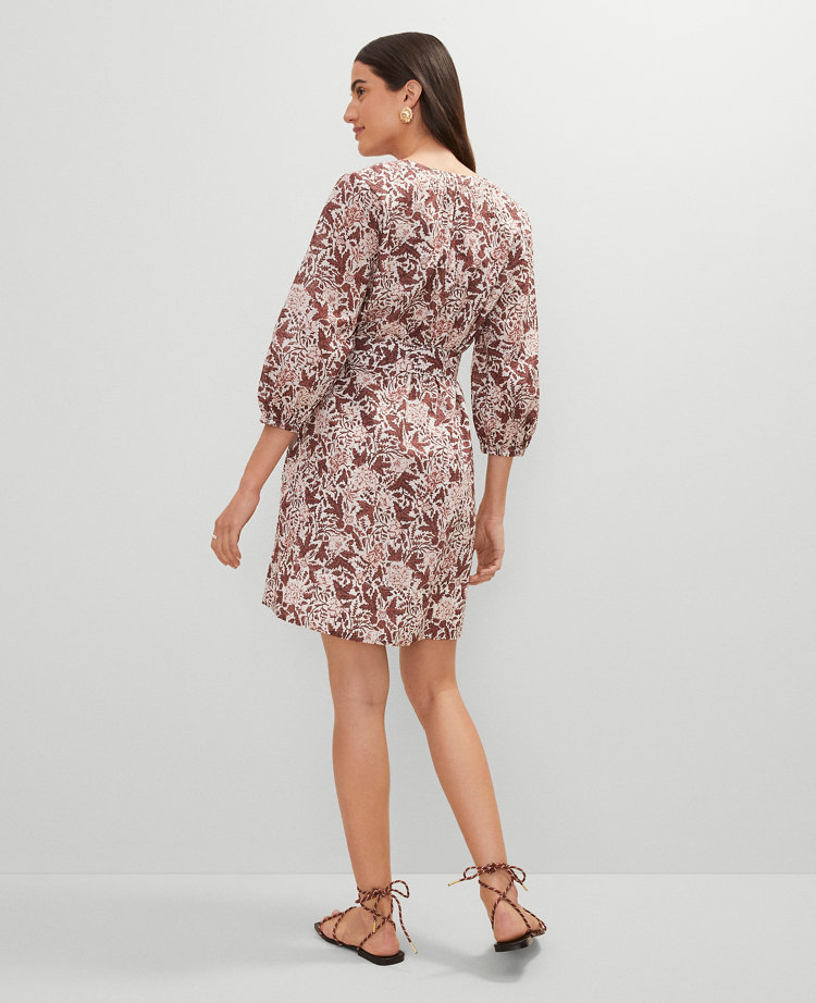 Weekend Collection Floral  Puff Sleeve Dress