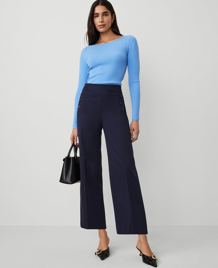 The Petite Sailor Grace Straight Pant