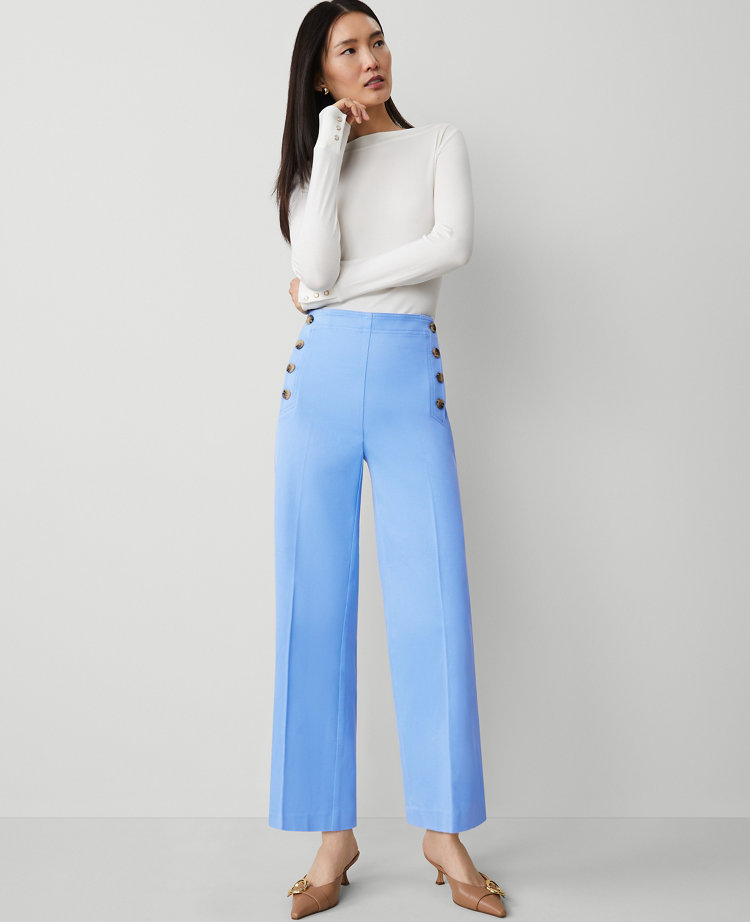 The Petite Sailor Grace Straight Pant