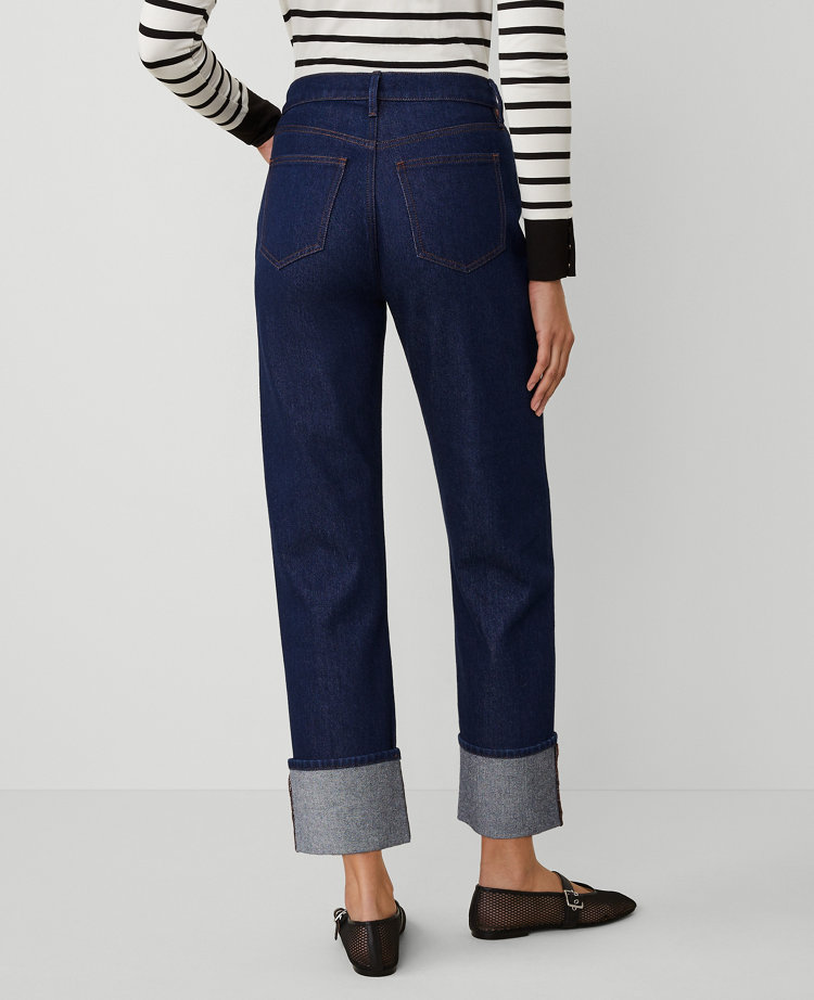 The Petite Cuffed Straight Jean